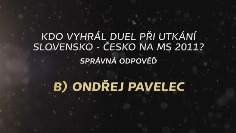 HOKEJOVÝ KVÍZ 13. 5. - SPRÁVNÁ ODPOVĚĎ
