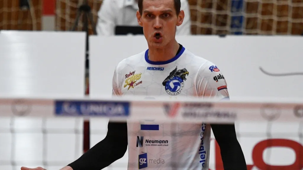 Kladenský volejbalista Tomáš Hýský