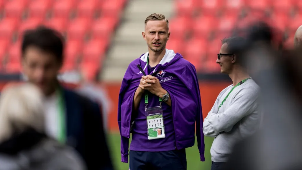 Antonín Barák v Edenu před finále Evropské konferenční ligy