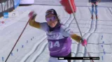 Závěr závodu žen na Birkebeinerrennetu