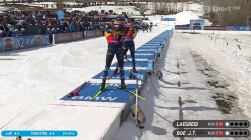 Sestřih stíhačky biatlonistů v Soldier Hollow