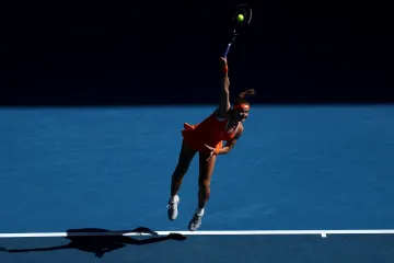 Karolína Muchová v utkání s Coco Gauffovou