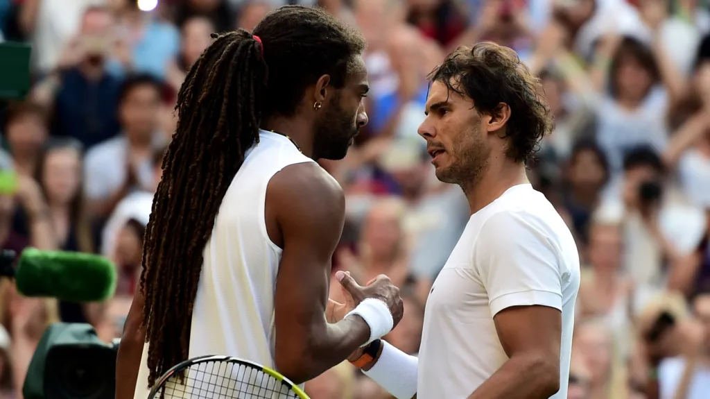 Dustin Brown a Rafael Nadal