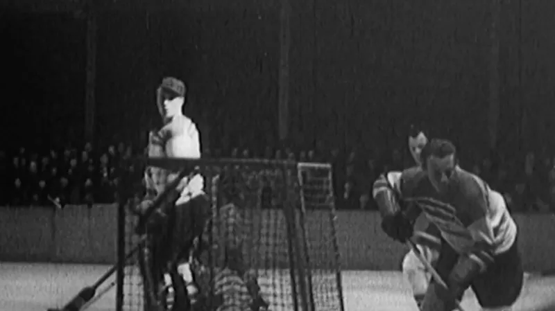 Brankář ČSR Bohumil Modrý na MS 1938