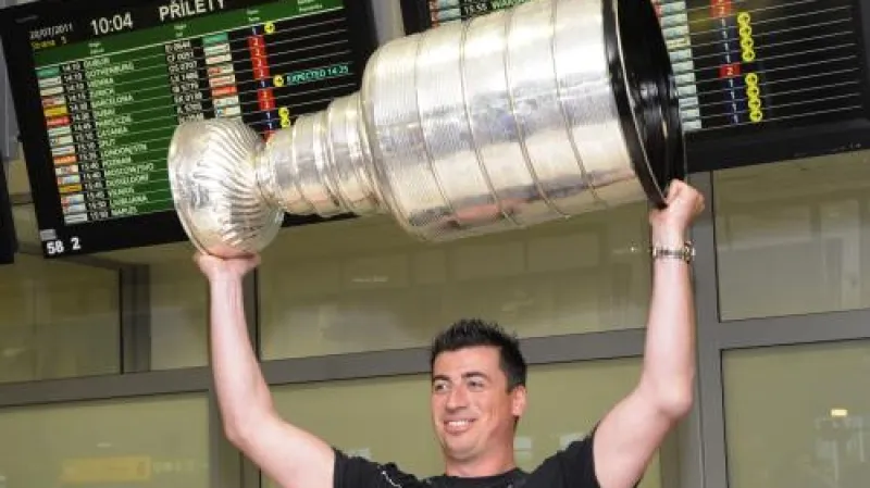 Tomáš Kaberle se Stanley Cupem