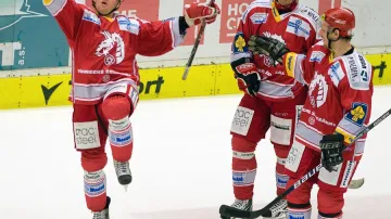 Radost hráčů Třince