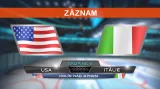 Záznam utkání USA - Itálie