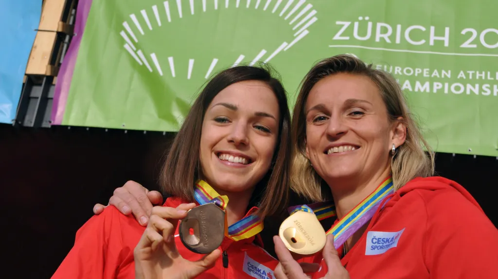 Anežka Drahotová a Barbora Špotáková