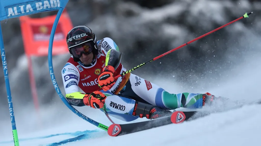 Nor Lucas Braathen v obřím slalomu SP v Alta Badii