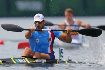 Kajakář Josef Dostál na olympijských hrách v Tokiu