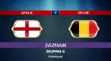 Záznam utkání Anglie - Belgie