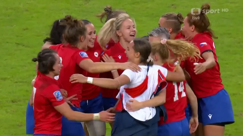 Sestřih utkání o bronz v sedmičkovém ragby Belgie – Česko