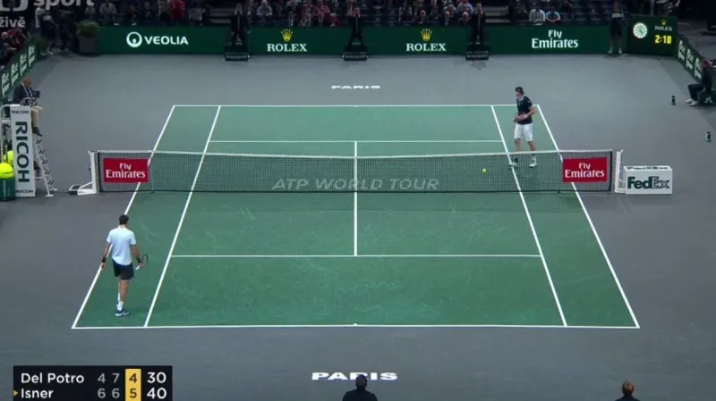 Del Potro prohrál s Isnerem a v Londýně si nezahraje