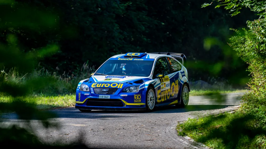 Václav Pech na Valašské rallye 