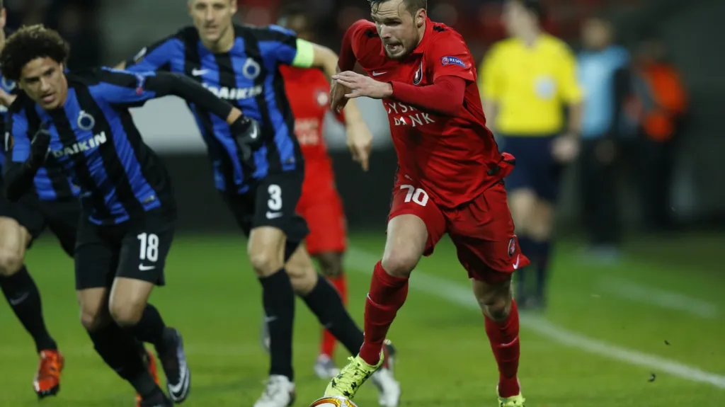 Filip Novák v dresu Midtjyllandu