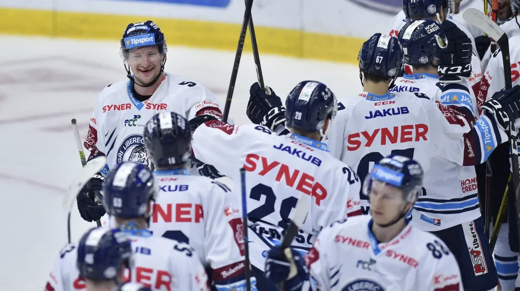 Radost hokejistů Liberce