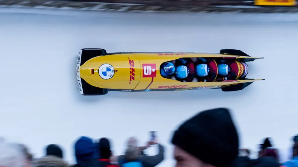 Německý čtyřbob Friedricha na MS ve Svatém Mořici