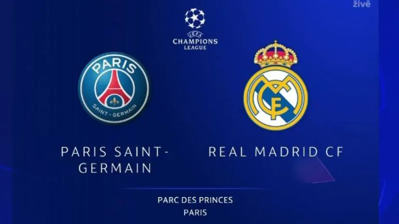 Sestřih utkání Paris St. Germain – Real Madrid