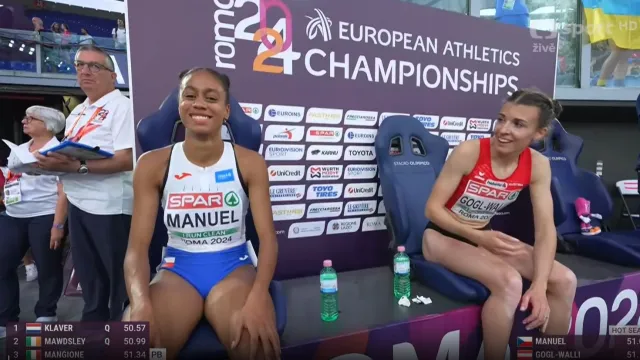 Semifinálový běh a ohlasy Lurdes Glorie Manuel