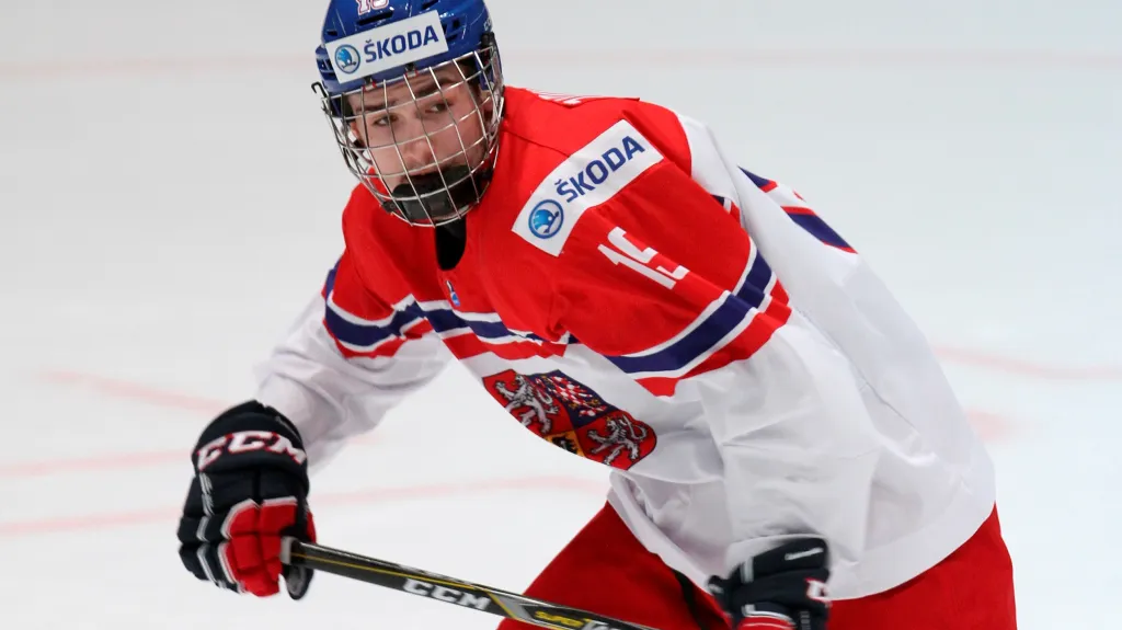 Filip Zadina v reprezentačním dresu