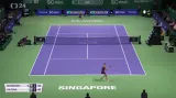 Kvitová v Singapuru nestačila na Wozniackou