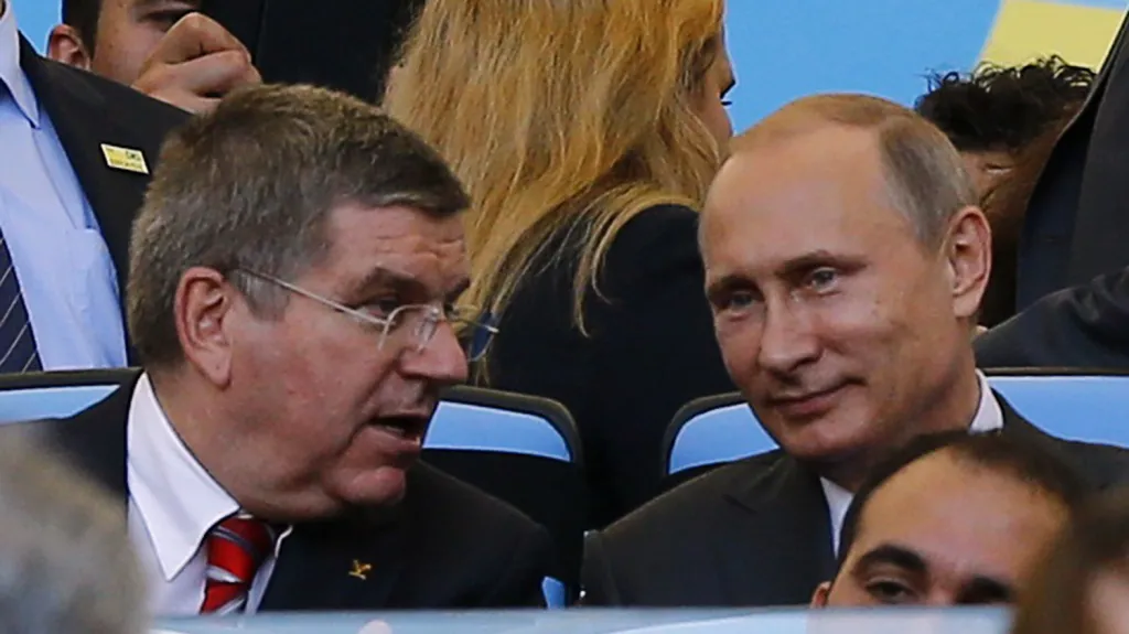 Thomas Bach a Vladimir Putin