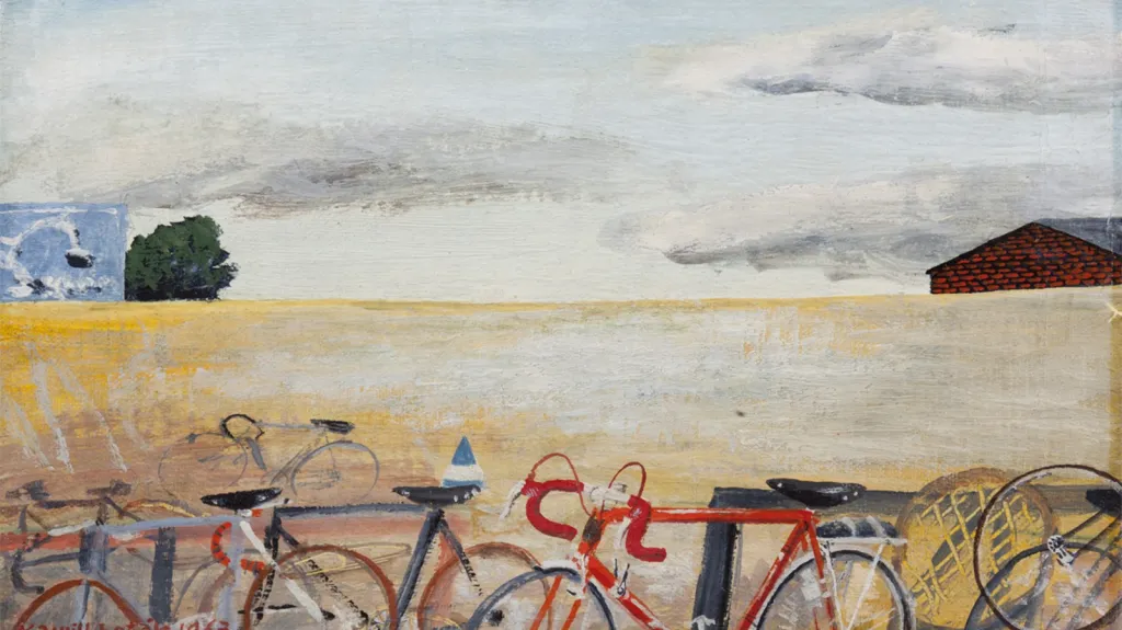 Obraz "Na závodní dráze" z roku 1967