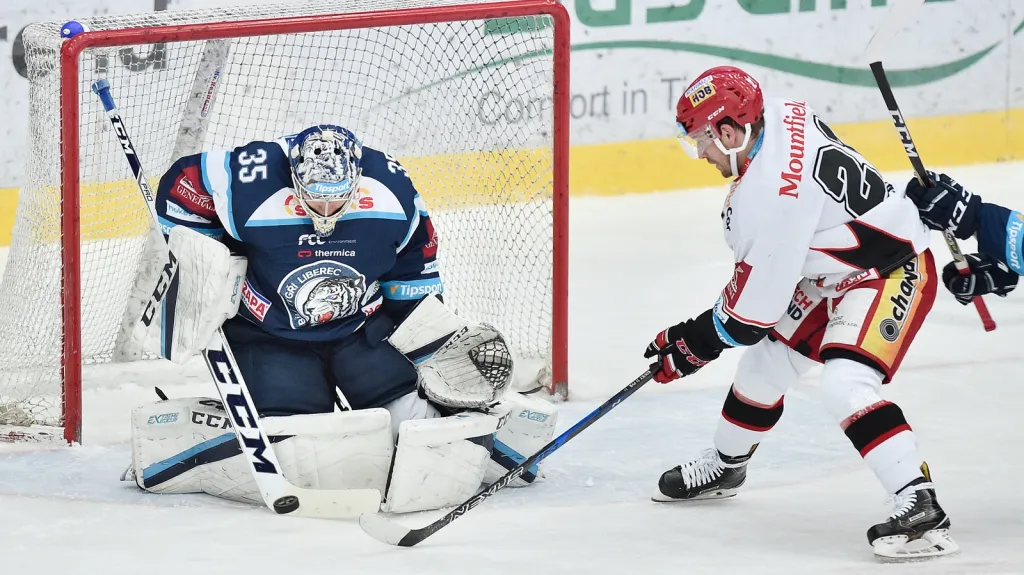 Roman Will v utkání s Libercem