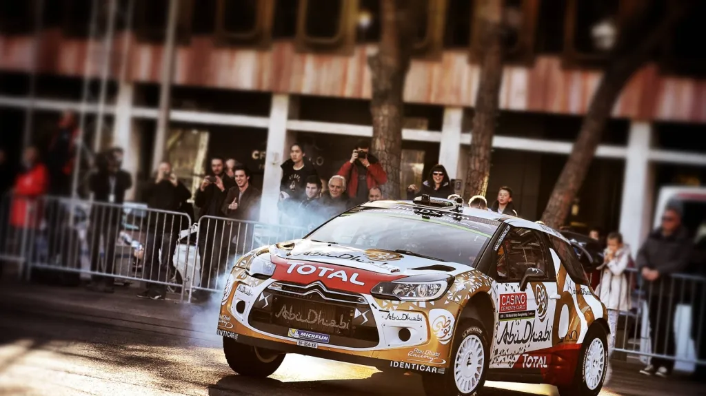Sébastien Loeb během Rallye Monte Carlo