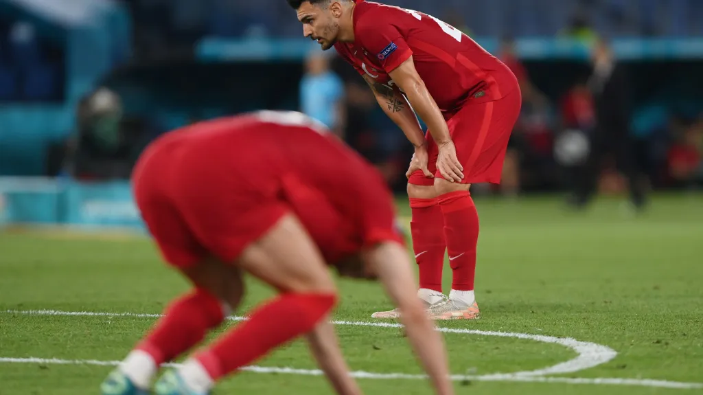 Zklamání tureckých fotbalistů