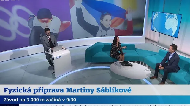 Studio 6: Fyzioterapeut Živný o přípravě Sáblíkové