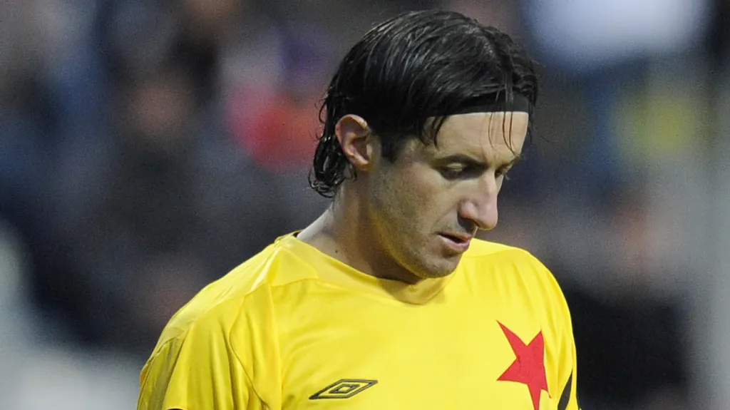 Brankář Slavie Kamil Čontofalský