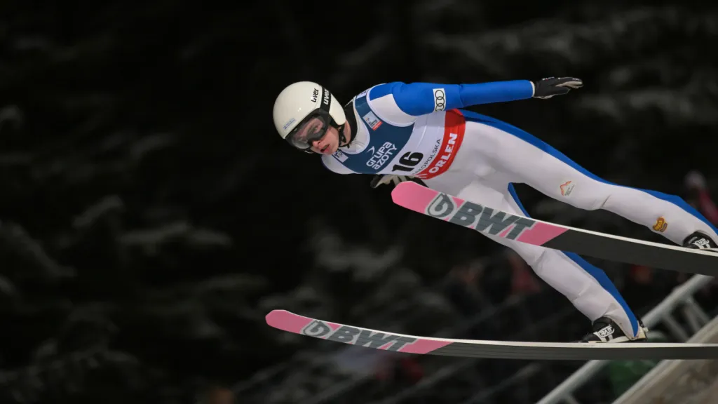 Radek Rýdl na závodech v Oberhofu