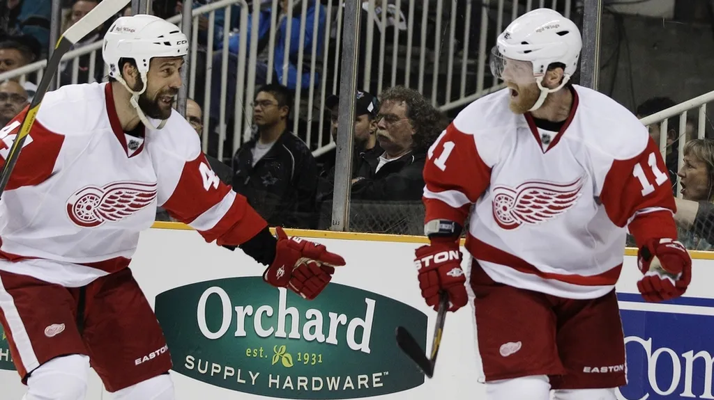 Radost hráčů Detroitu