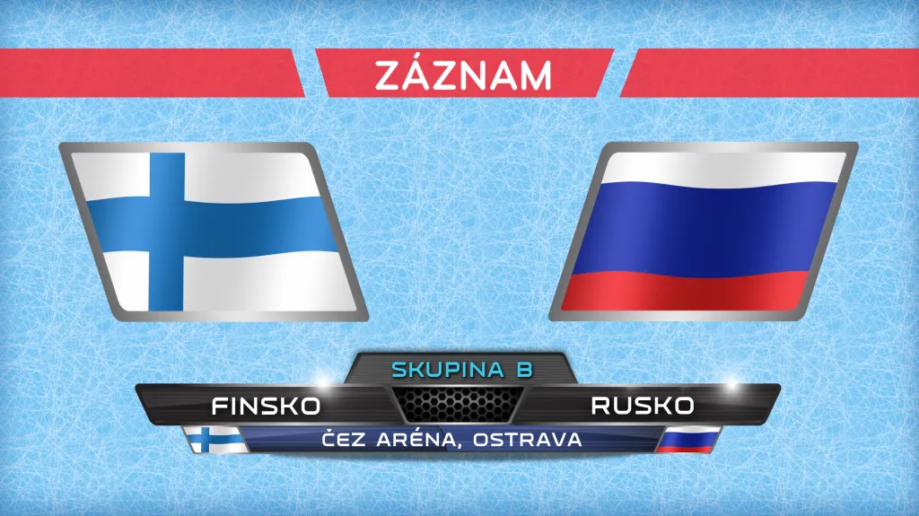 Záznam utkání Finsko - Rusko