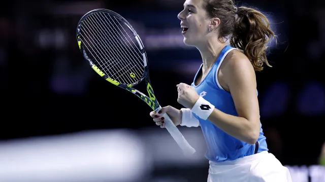 Závěrečný gem zápasu mezi Bronzettiovou a Hrunčákovou a ohlasy