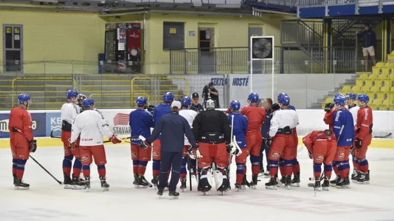 Reprezentační soustředění pod vedením Miloše Říhy