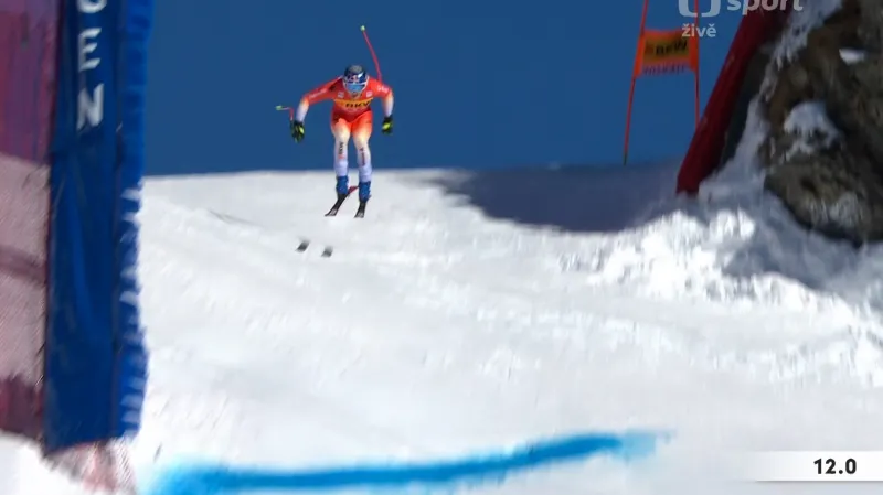 Vítězná jízda Odermatta ve sjezdu SP ve Wengenu