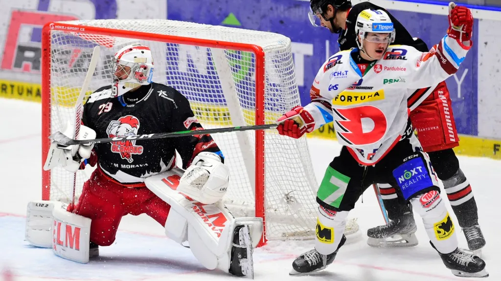 Pardubičtí hokejisté porazili Olomouc