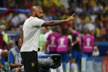 Thierry Henry na lavičce belgické reprezentace