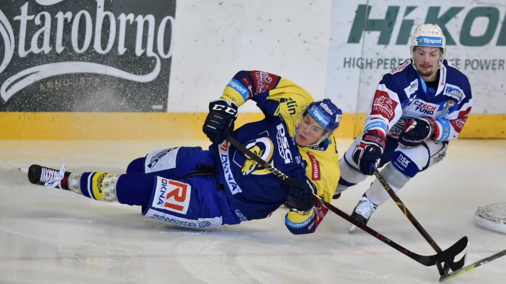 Tomáš Fořt (vlevo) ze Zlína a Petr Holík z Brna