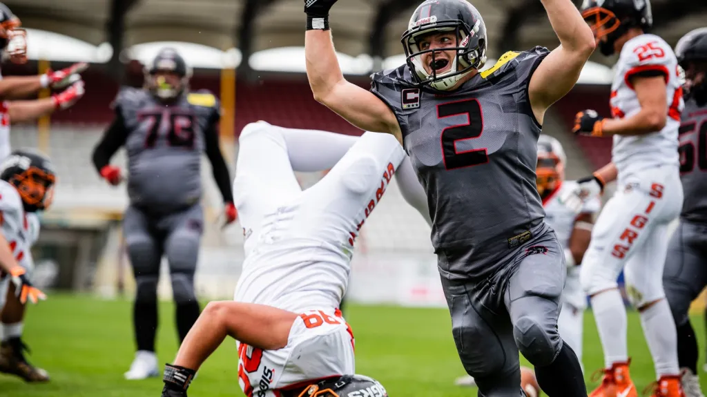 Utkání Vysočina Gladiators - Brno Sígrs