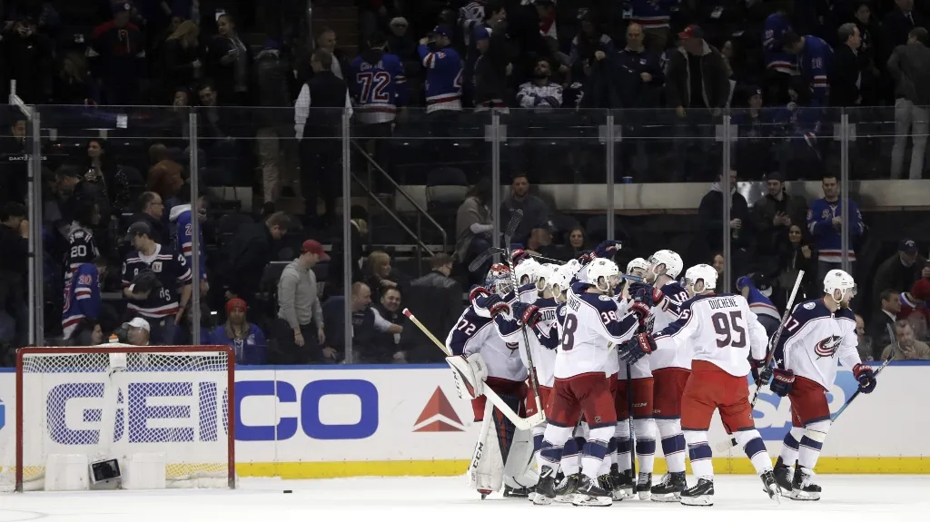 Radost hokejistů Columbusu