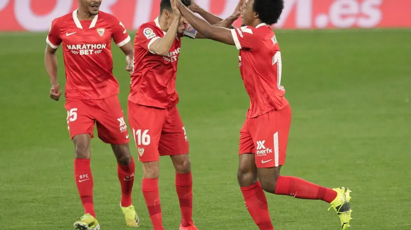 Radost fotbalistů Sevilly