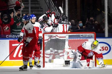 Čeští junioři po inkasované brance od Kanady