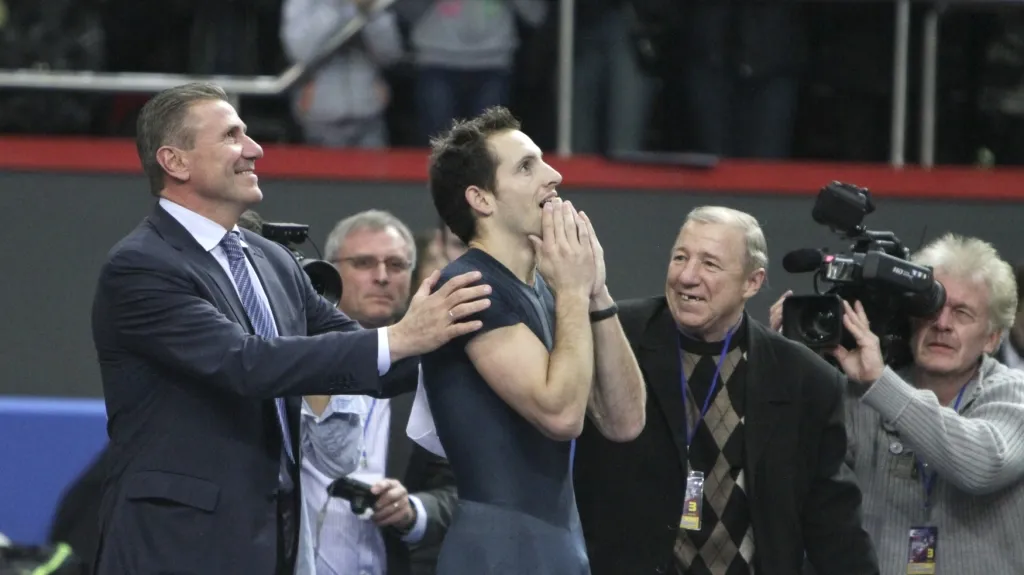 Sergej Bubka a Renaud Lavillenie