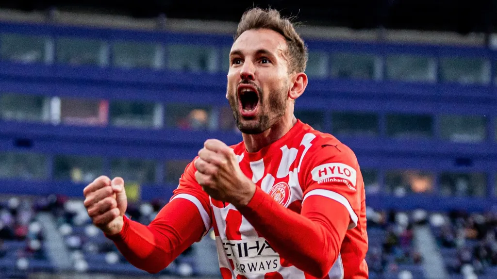 Cristhian Stuani se raduje po střele vítězné branky