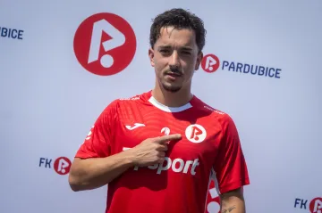 Kapitán FK Pardubice Vojtěch Patrák