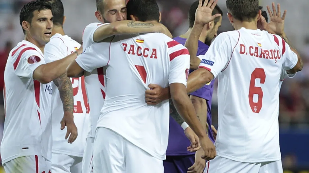 Radost hráčů Sevilly