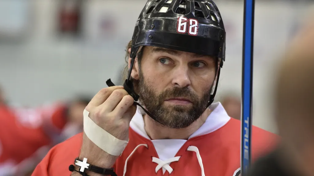 Jaromír Jágr v dresu Havlát týmu